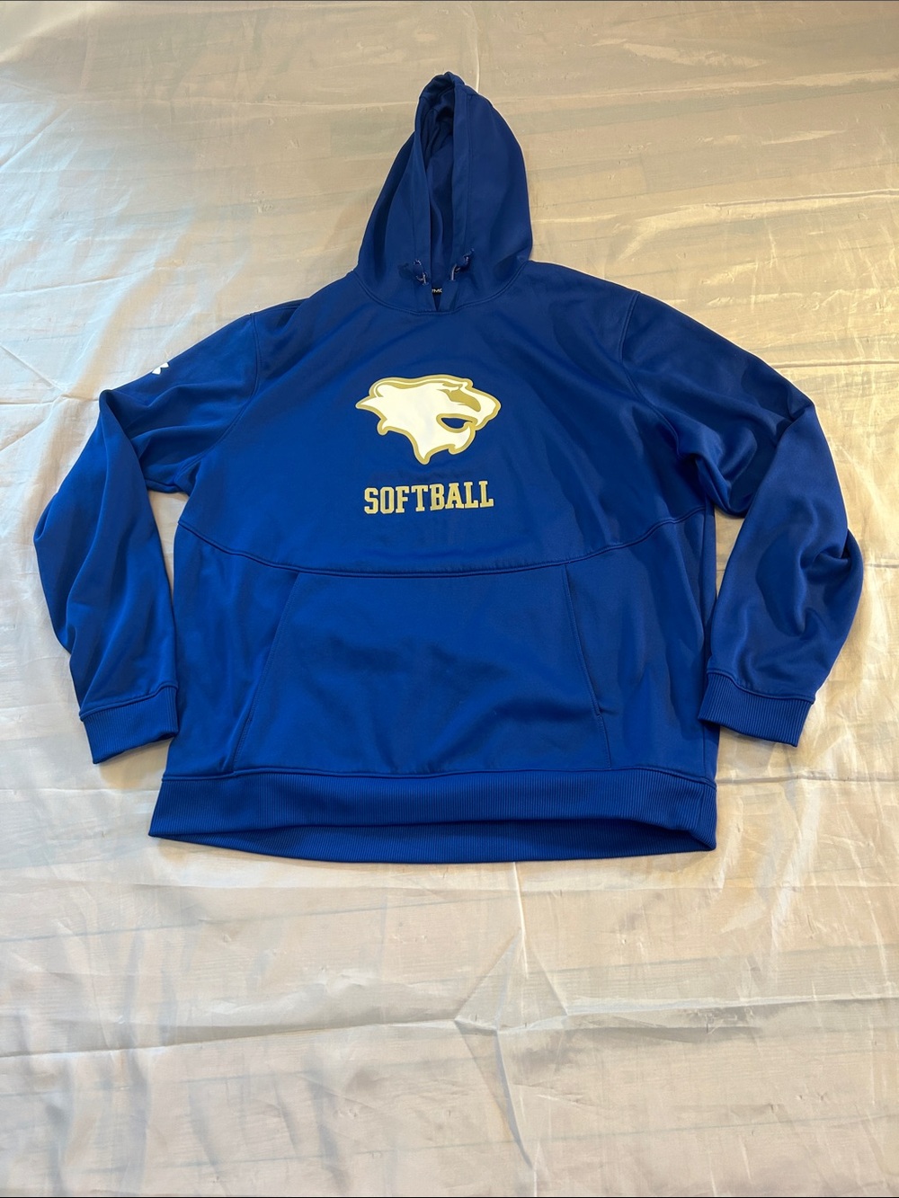 Under Armour Royal Blue Softball Hooded Pullover